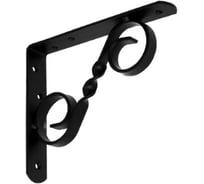 Кронштейн фигурный DOMART 150x125 мод.3 черный 4660015167851