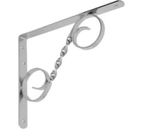 Кронштейн фигурный DOMART 250x200 мод.3 хром 4660015168049