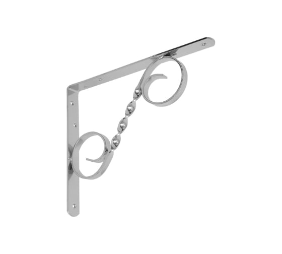 Кронштейн фигурный DOMART 250x200 мод.3 хром 4660015168049 1
