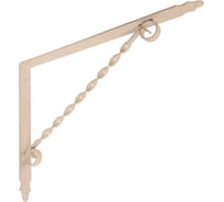 Кронштейн фигурный DOMART 350x250 мод.2 белый антик 4660015166427