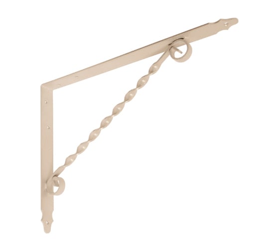 Кронштейн фигурный DOMART 350x250 мод.2 белый антик 4660015166427 1