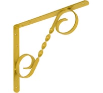 Кронштейн фигурный DOMART 250x200 мод.3 золото 4660015168001