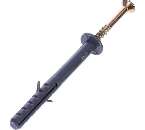 Дюбель-гвоздь KITKREP К грибовидный борт Х, 6х80, 100 шт. 2530060804kkG3