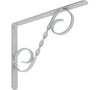 Кронштейн фигурный DOMART 250x200 мод.3 серый металлик 4660015168032