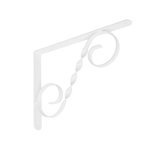 Кронштейн фигурный DOMART 300x225 мод.3 белый 4660015168070 1