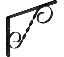 Кронштейн фигурный DOMART 300x225 мод.3 черный 4660015168155