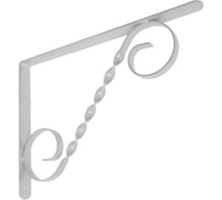 Кронштейн фигурный DOMART 350x250 мод.3 серый металлик 4660015168230