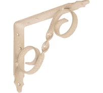 Кронштейн фигурный DOMART 150x125 мод.4 белый антик 4660015168308