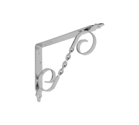 Кронштейн фигурный DOMART 200x150 мод.4 хром 4660015168469 1