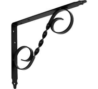 Кронштейн фигурный DOMART 250x200 мод.4 черный 4660015168575