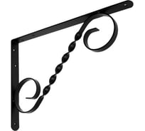 Кронштейн фигурный DOMART 350x250 мод.3 черный 4660015168254