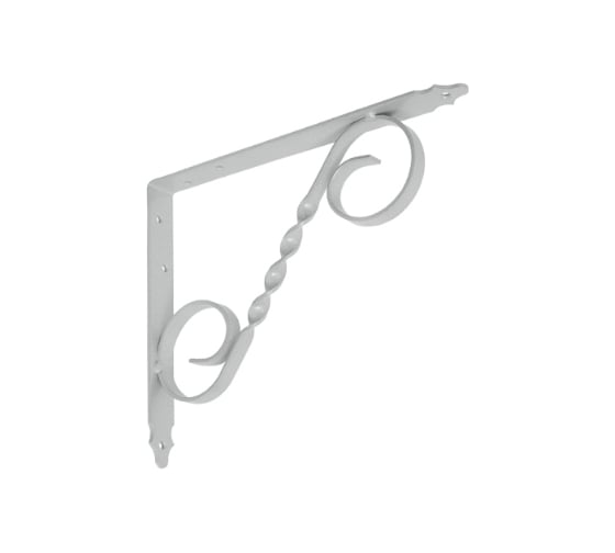 Кронштейн фигурный DOMART 250x200 мод.4 серый металлик 4660015168551 1