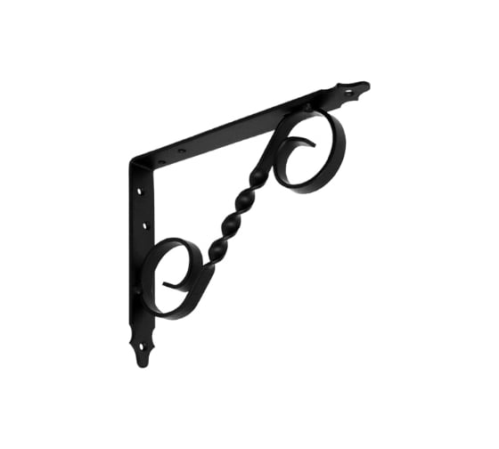 Кронштейн фигурный DOMART 200x150 мод.4 черный 4660015168476 1