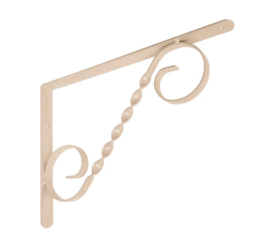 Кронштейн фигурный DOMART 350x250 мод.3 белый антик 4660015168186 1