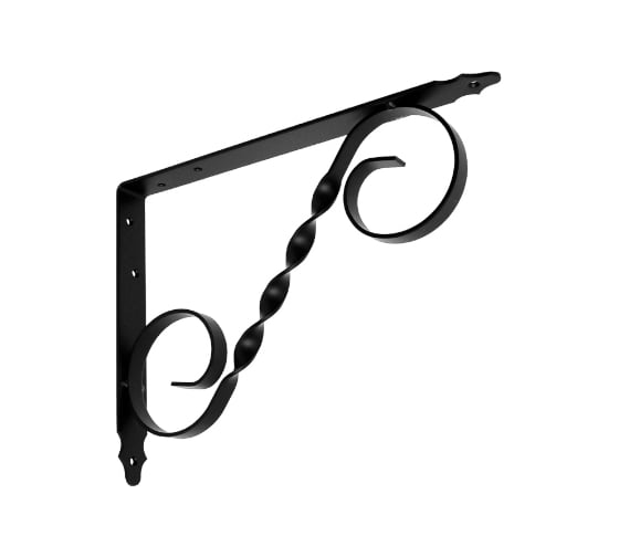 Кронштейн фигурный DOMART 300x225 мод.4 черный 4660015168681 1