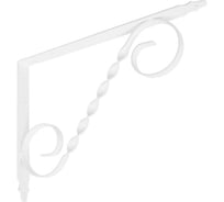 Кронштейн фигурный DOMART 350x250 мод.4 белый 4660015168667