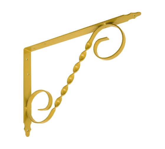 Кронштейн фигурный DOMART 350x250 мод.4 золото 4660015168636 1
