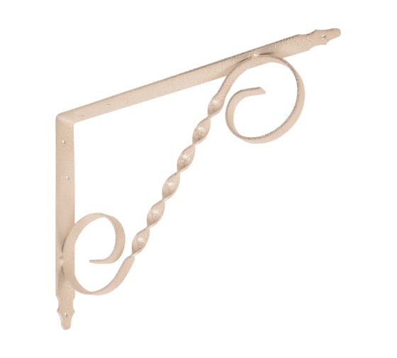 Кронштейн фигурный DOMART 350x250 мод.4 белый антик 4660015168650 1