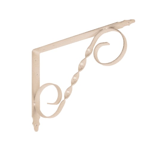 Кронштейн фигурный DOMART 300x225 мод.4 белый антик 4660015168759 1