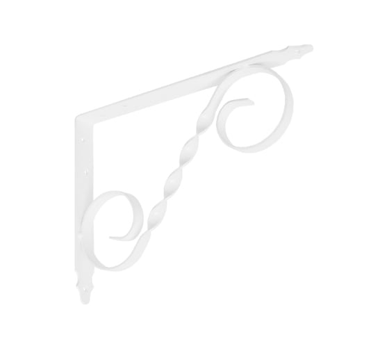 Кронштейн фигурный DOMART 300x225 мод.4 белый 4660015168766 1