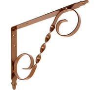 Кронштейн фигурный DOMART 300x225 мод.4 коричневый металлик 4660015168728