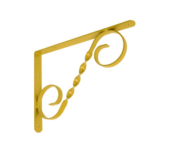 Кронштейн фигурный DOMART 300x225 мод.3 золото 4660015168100 1