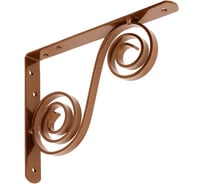 Кронштейн фигурный DOMART 200x150 мод.5 коричневый металлик 4660015168933