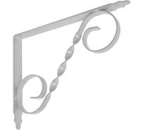 Кронштейн фигурный DOMART 300x225 мод.4 серый металлик 4660015168704