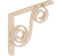 Кронштейн фигурный DOMART 150x125 мод.5 белый антик 4620031748830