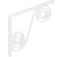 Кронштейн фигурный DOMART 250x200 мод.5 белый 4660015168995