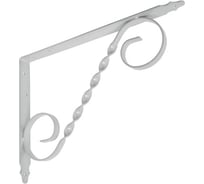 Кронштейн фигурный DOMART 350x250 мод.4 серый металлик 4660015168605