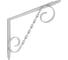 Кронштейн фигурный DOMART 350x250 мод.4 серый металлик 4660015168605 1