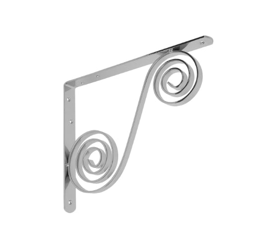 Кронштейн фигурный DOMART 250x200 мод.5 хром 4660015169060 1