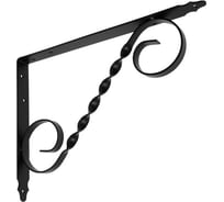 Кронштейн фигурный DOMART 350x250 мод.4 черный 4660015168582