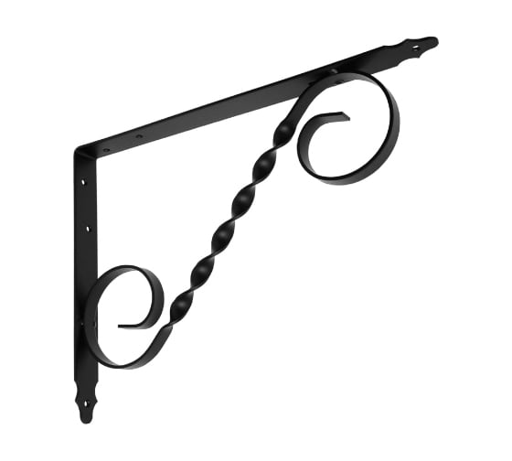 Кронштейн фигурный DOMART 350x250 мод.4 черный 4660015168582 1