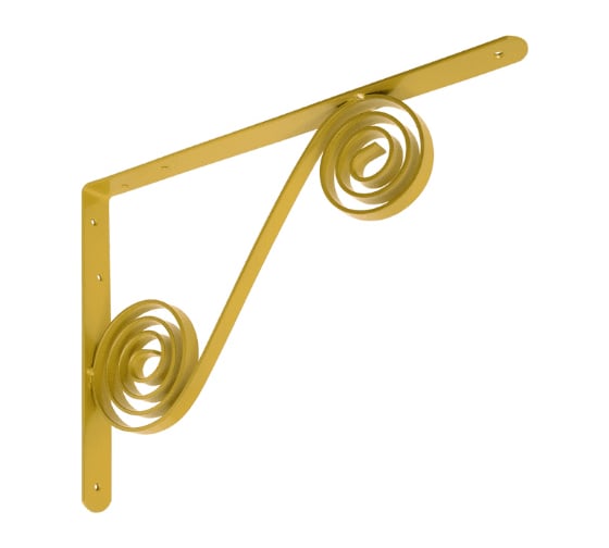 Кронштейн фигурный DOMART 350x250 мод.5 золото 4660015169220 1