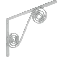 Кронштейн фигурный DOMART 350x250 мод.5 серый металлик 4660015169251