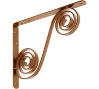 Кронштейн фигурный DOMART 250x200 мод.5 коричневый металлик 4660015169039