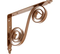 Кронштейн фигурный DOMART 200x150 мод.6 коричневый металлик 4660015169435