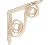 Кронштейн фигурный DOMART 150x125 мод.6 белый антик 4660015169305