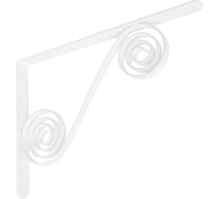 Кронштейн фигурный DOMART 350x250 мод.5 белый 4660015169190