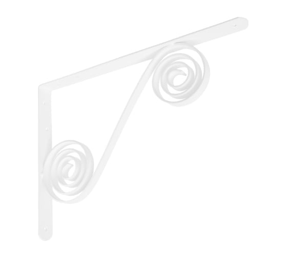 Кронштейн фигурный DOMART 350x250 мод.5 белый 4660015169190 1