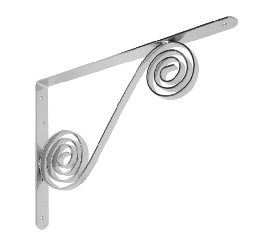 Кронштейн фигурный DOMART 350x250 мод.5 хром 4660015169268 1