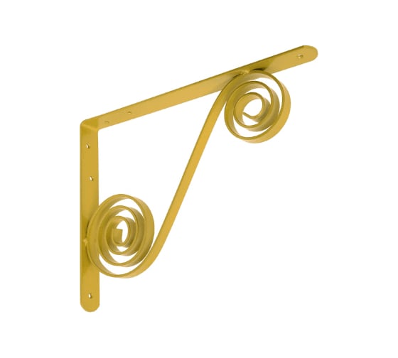 Кронштейн фигурный DOMART 300x225 мод.5 золото 4660015169121 1