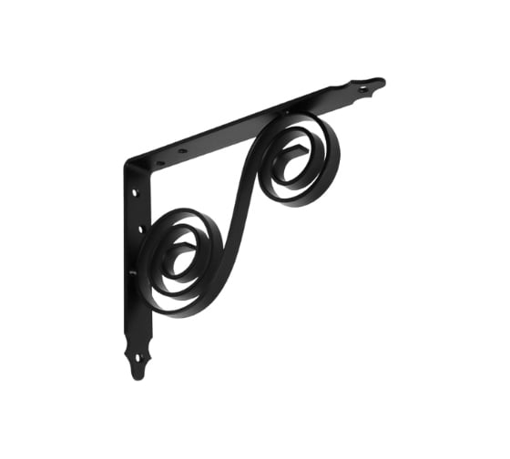 Кронштейн фигурный DOMART 200x150 мод.6 черный 4660015169473 1