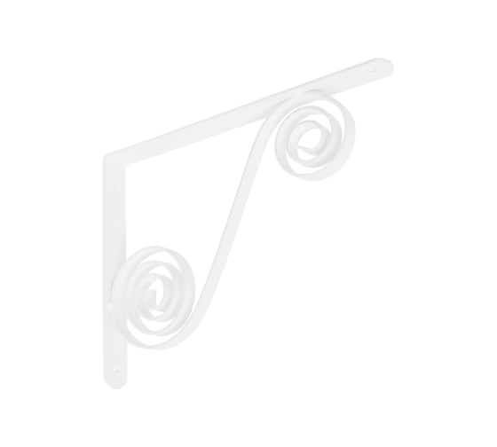 Кронштейн фигурный DOMART 300x225 мод.5 белый 4660015169091 1