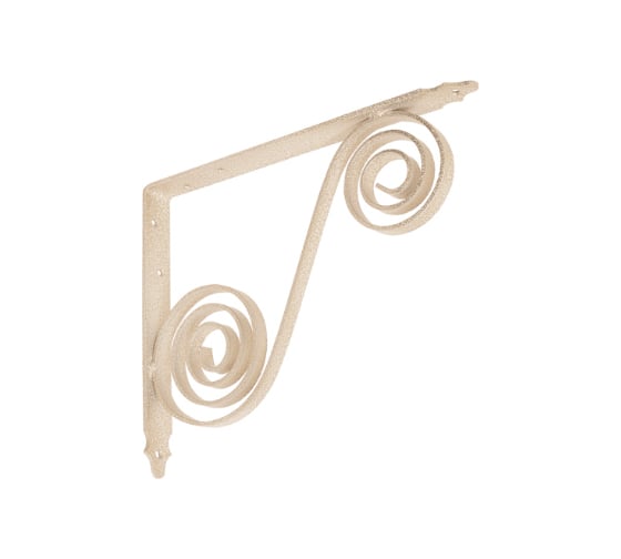 Кронштейн фигурный DOMART 250x200 мод.6 белый антик 4660015169503 1