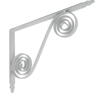Кронштейн фигурный DOMART 350x250 мод.6 серый металлик 4660015169756