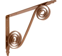 Кронштейн фигурный DOMART 300x225 мод.6 коричневый металлик 4660015169633
