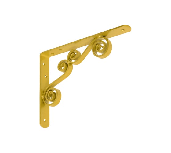 Кронштейн фигурный DOMART 200x150 мод.7 золото 4660015164393 1